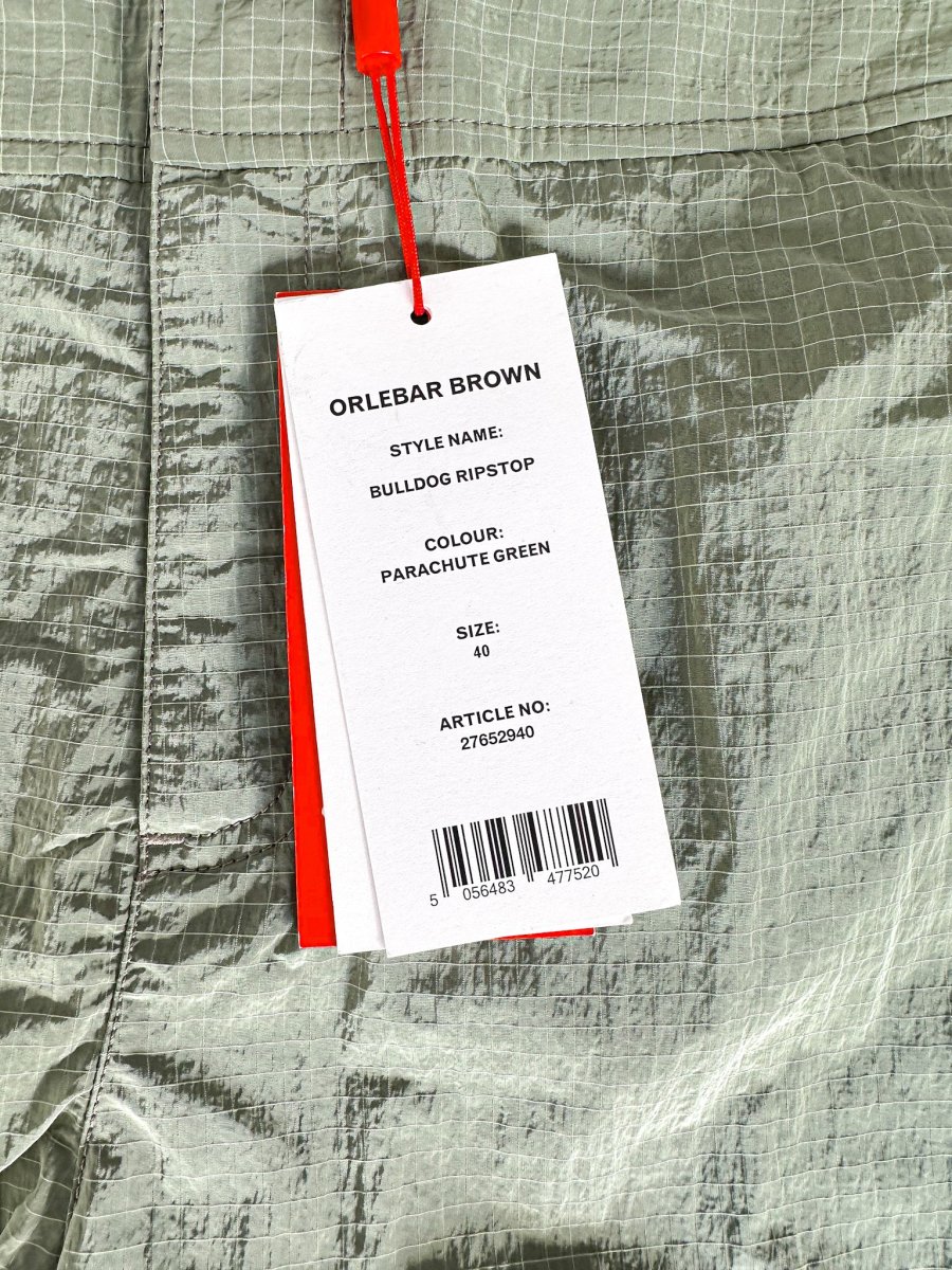Orlebar Brown Bulldog Ripstop Parachute Green Swim Shorts - Imagen 3