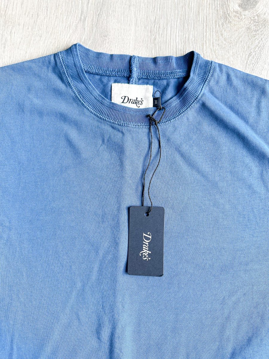 Drake's Dutch Blue Long Sleeve Hiking Tee Shirt - Imagen 4