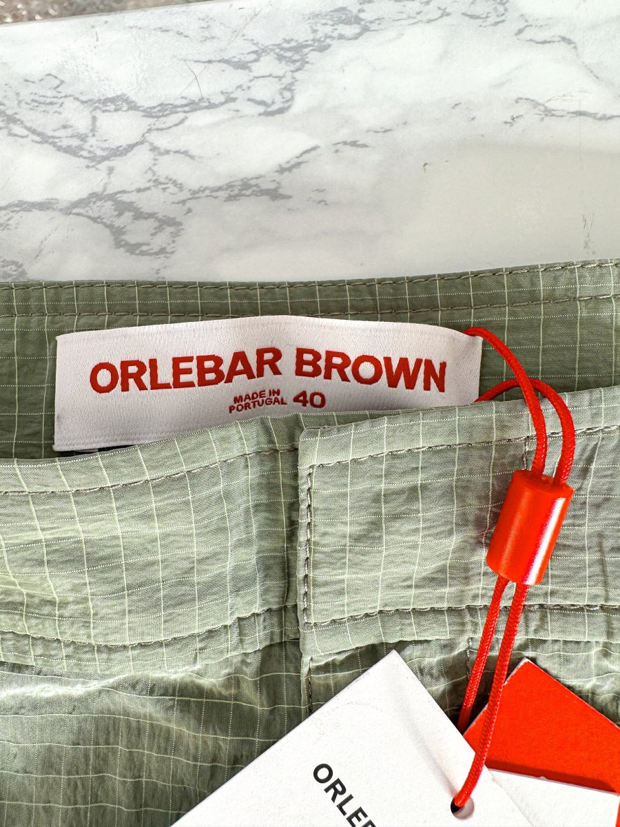 Orlebar Brown Bulldog Ripstop Parachute Green Swim Shorts - Imagen 5