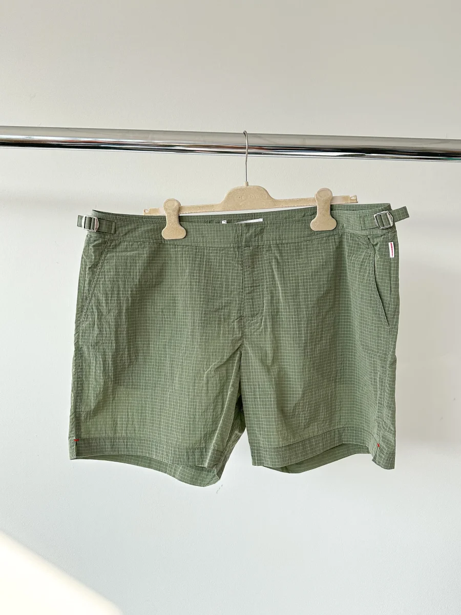 Orlebar Brown Bulldog Ripstop Parachute Green Swim Shorts - Imagen 6