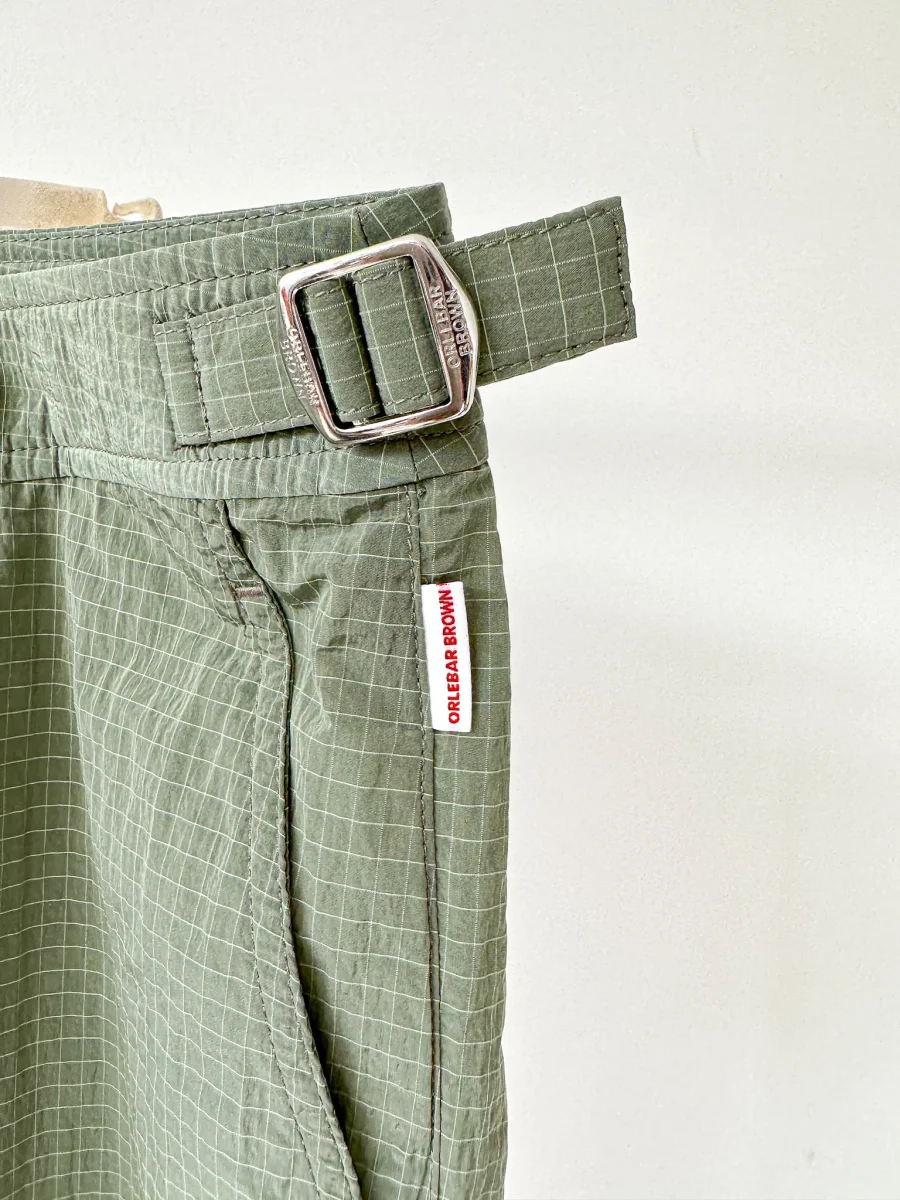 Orlebar Brown Bulldog Ripstop Parachute Green Swim Shorts - Imagen 8