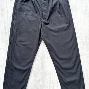Nigel Cabourn Black Tapered Chino Cavalry Twill Drill Pants Trousers