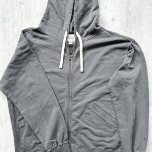 Nigel Cabourn Black Embroidered Arrow Zip Hoodie Jacket