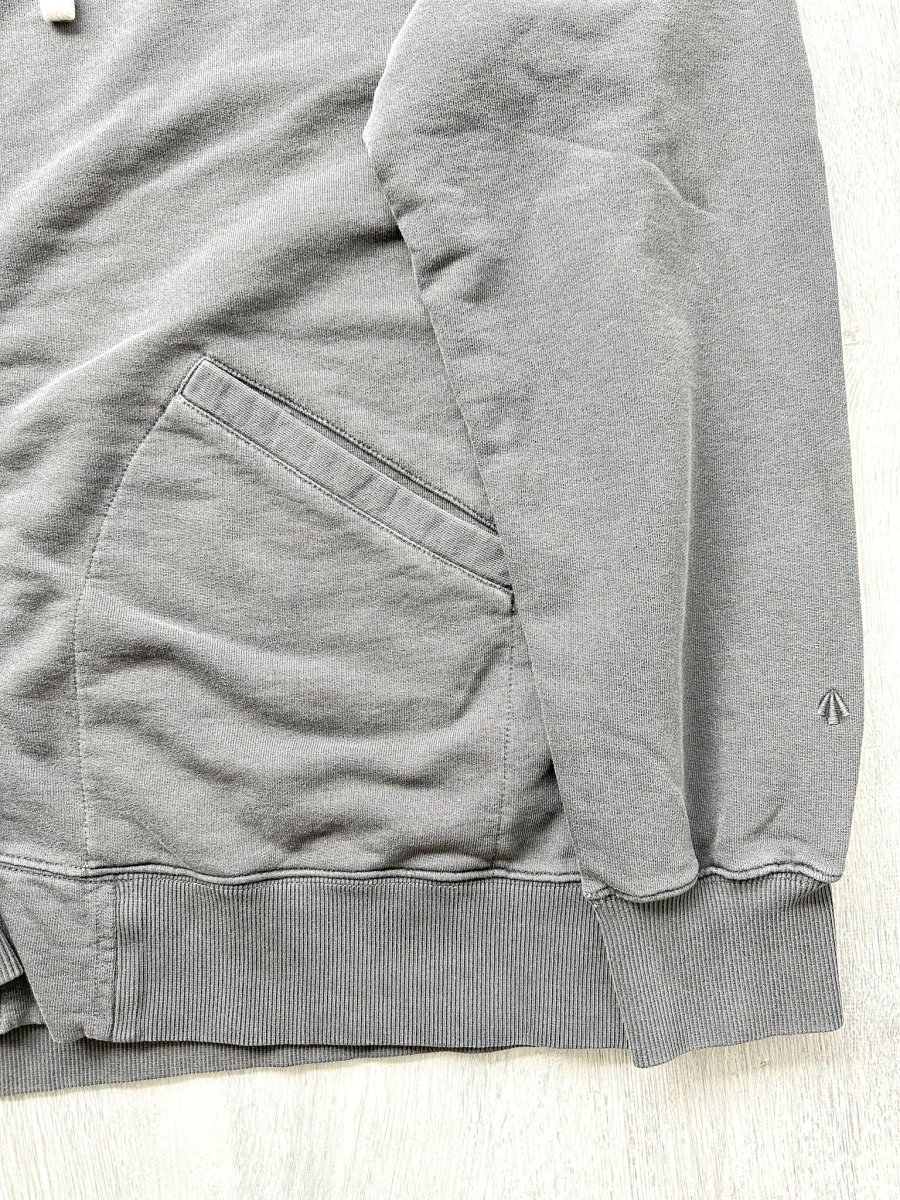 Nigel Cabourn Black Embroidered Arrow Zip Hoodie Jacket - Imagen 4