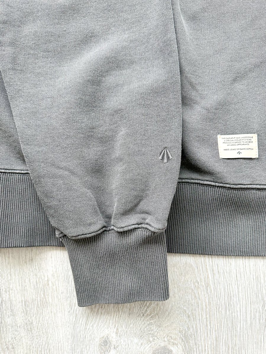 Nigel Cabourn Black Embroidered Arrow Zip Hoodie Jacket - Imagen 7