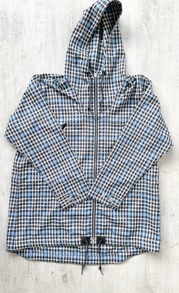 Nigel Cabourn Smock Jacket Blue Checked Blue - Imagen 2