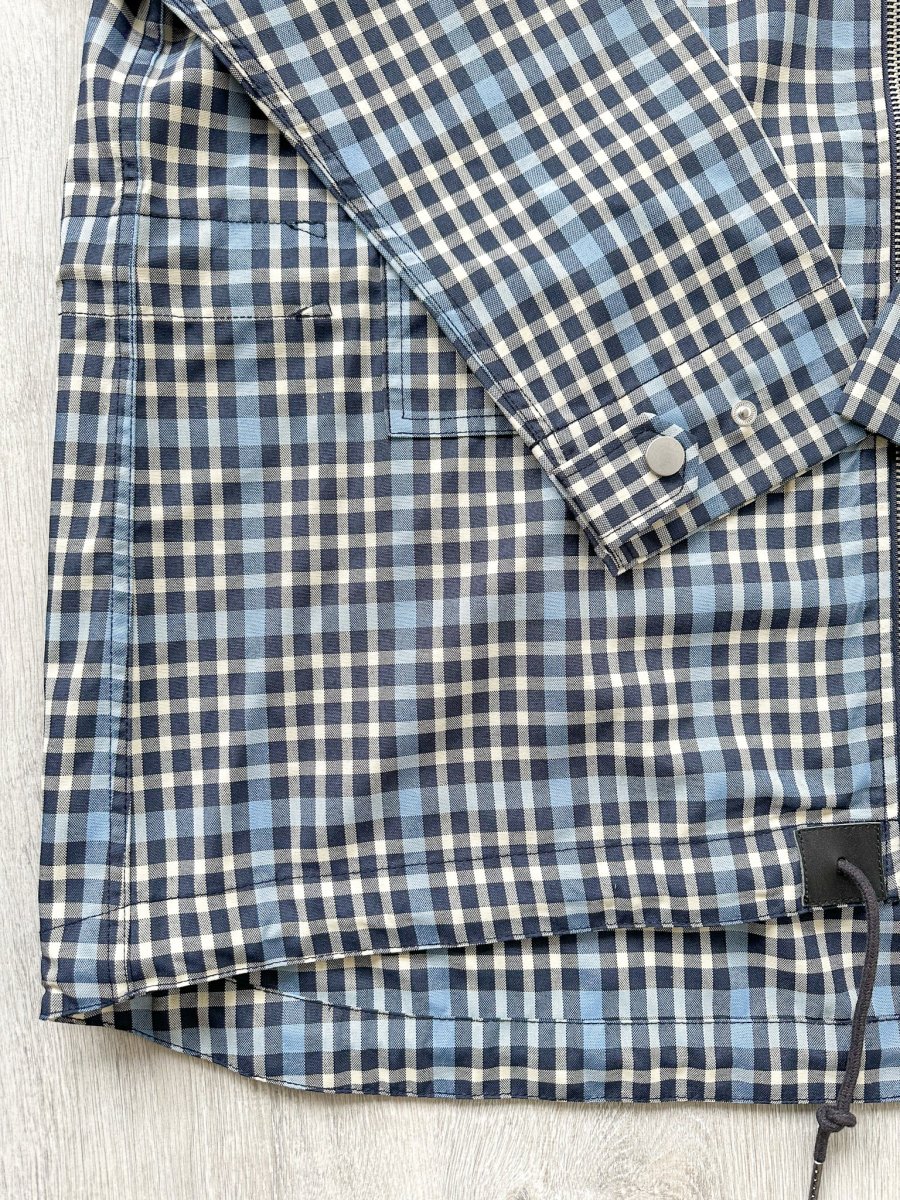 Nigel Cabourn Smock Jacket Blue Checked Blue - Imagen 6