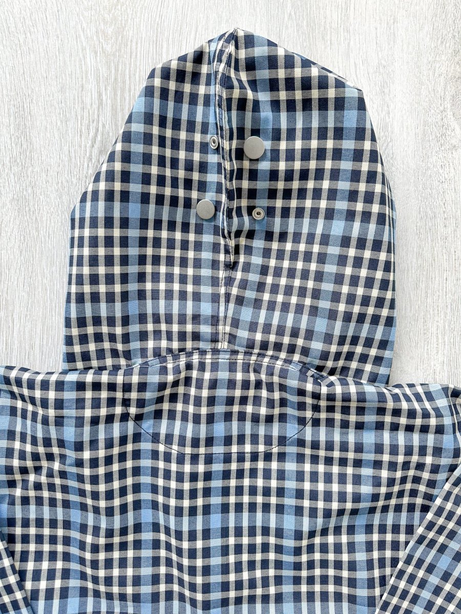 Nigel Cabourn Smock Jacket Blue Checked Blue - Imagen 9