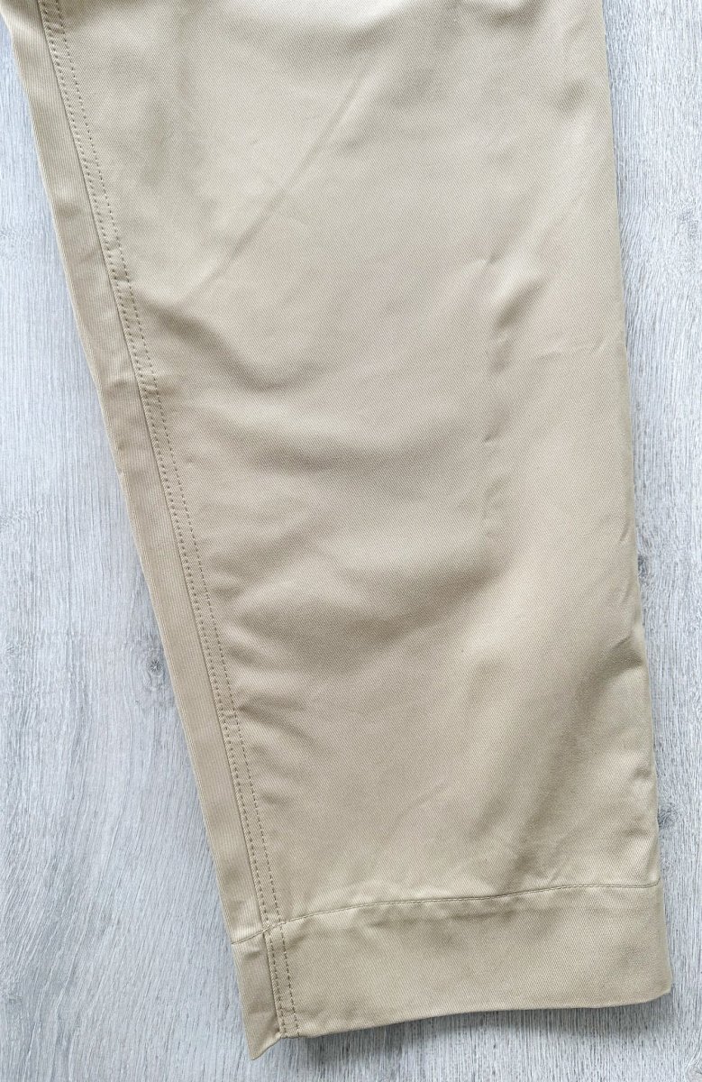 Nigel Cabourn P-6 Farm Pant Twill Cotton in Beige - Imagen 8