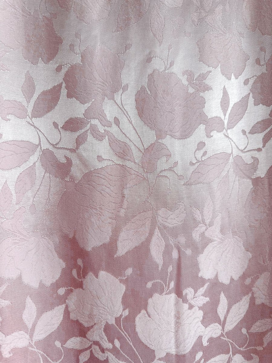 The Vampire's Wife Storm From The Shelter Pink Floral Satin Long Sleeve Dress - Imagen 7