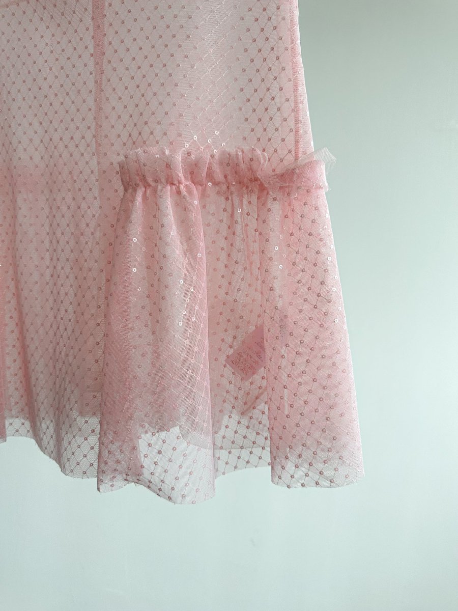 The Vampire's Wife The Fairy Goddess Pink Embellished Tulle Mini Dress - Imagen 9