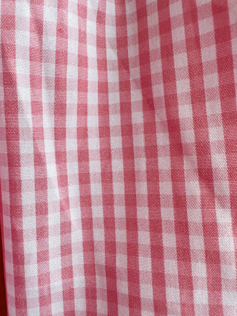 The Vampire's Wife The Straw Girl Pink White Gingham Check Mini Dress - Imagen 8
