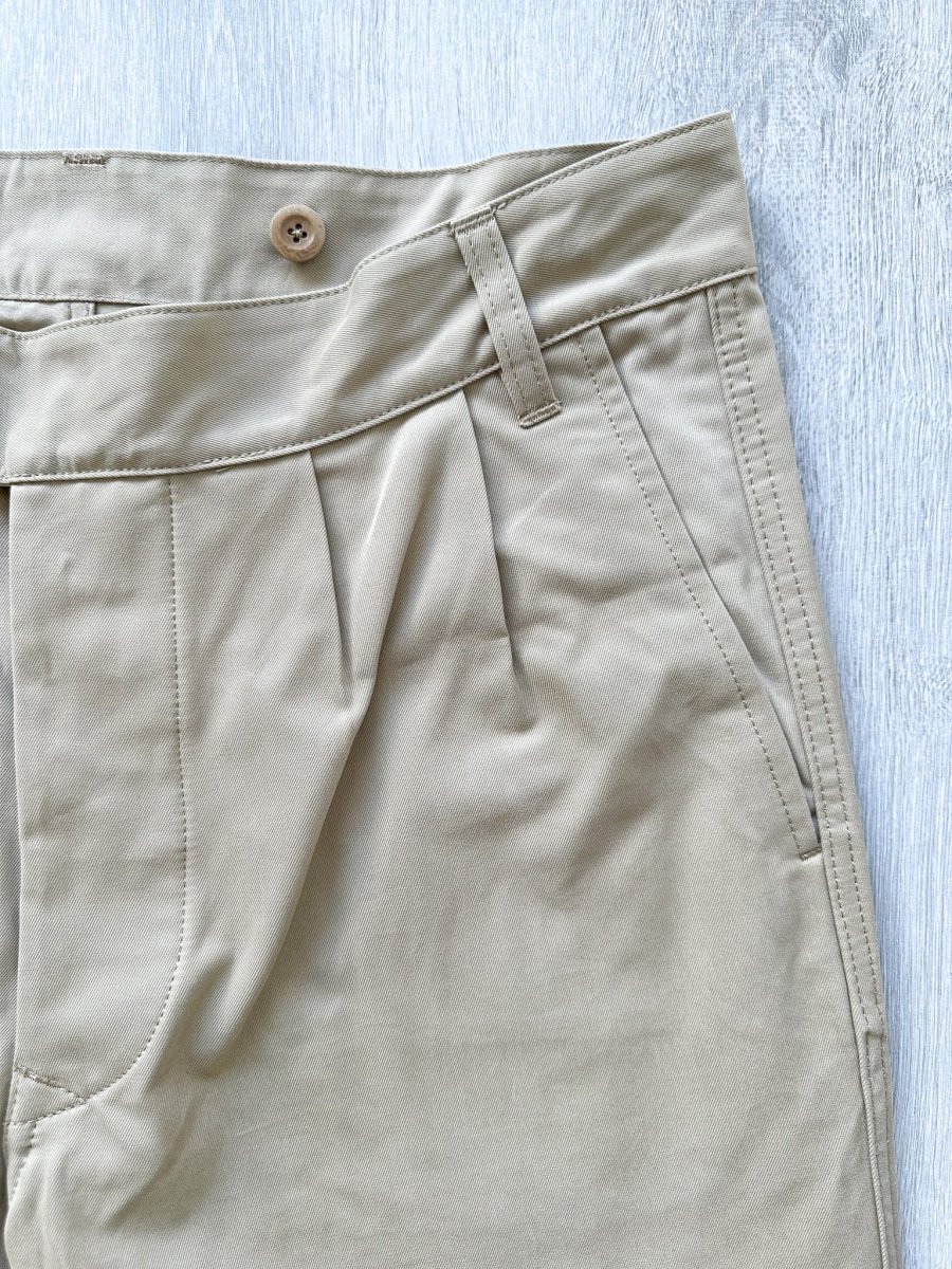 Nigel Cabourn Chino Beige P-2 Slim Tapered Pants Trousers - Imagen 5