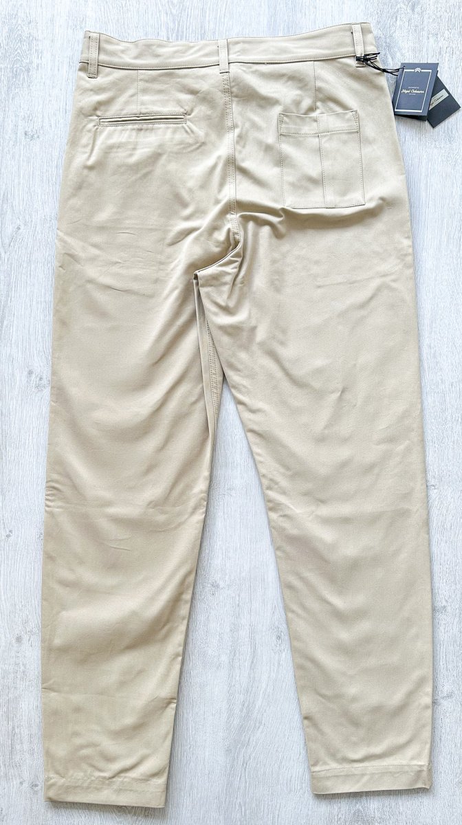 Nigel Cabourn Chino Beige P-2 Slim Tapered Pants Trousers - Imagen 3