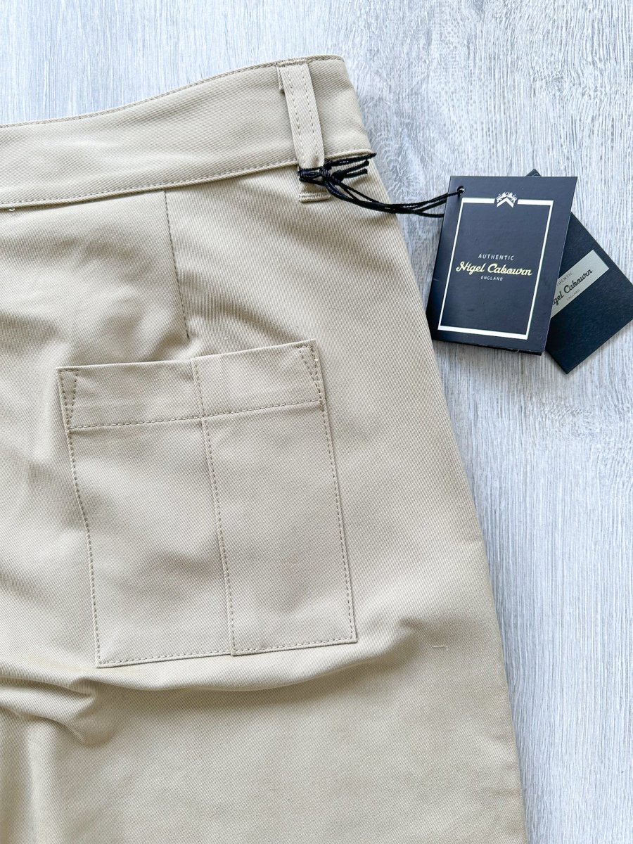 Nigel Cabourn Chino Beige P-2 Slim Tapered Pants Trousers - Imagen 8