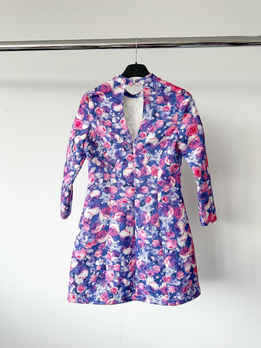 Dolce And Gabbana Floral Brocade Long Sleeve Dress - Imagen 5