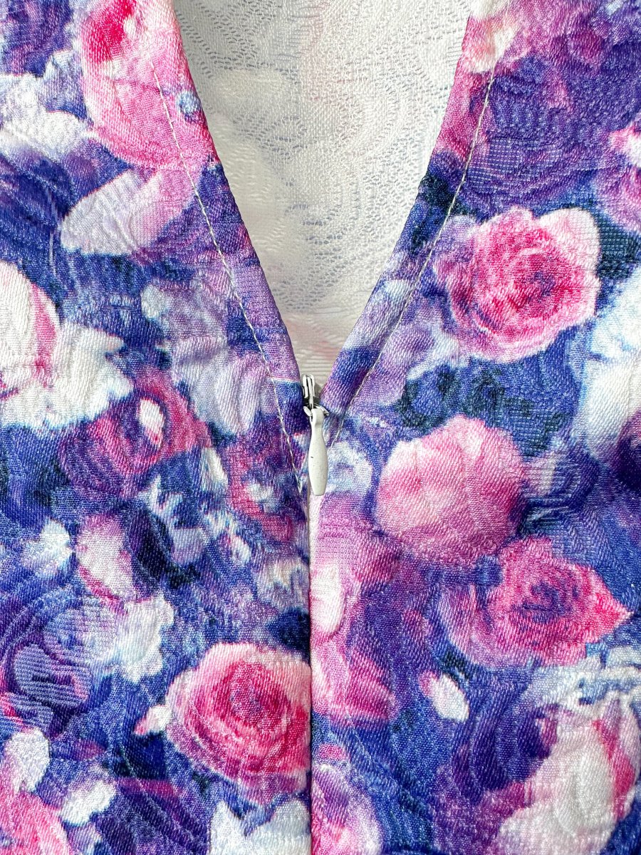 Dolce And Gabbana Floral Brocade Long Sleeve Dress - Imagen 6