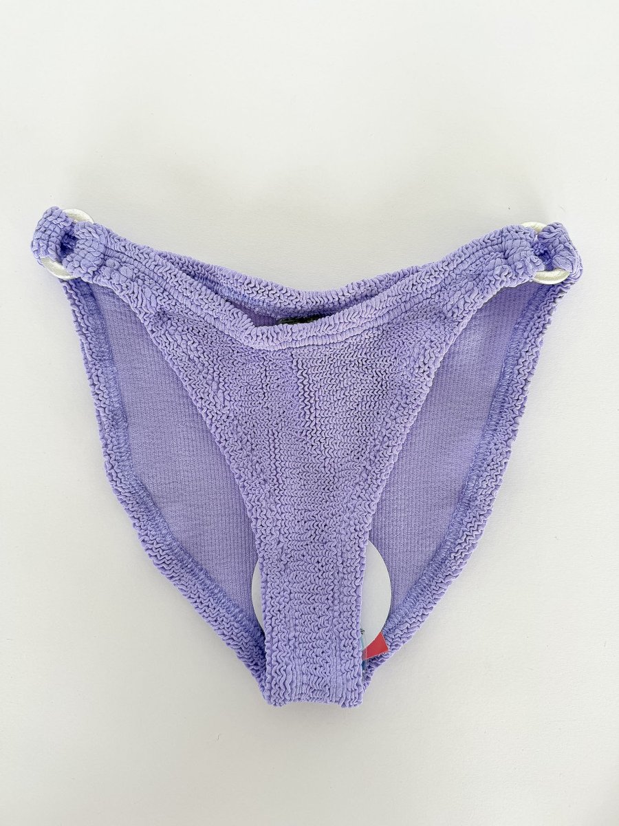 Hunza G Lilic Purple High Leg Bikini Set - Imagen 5