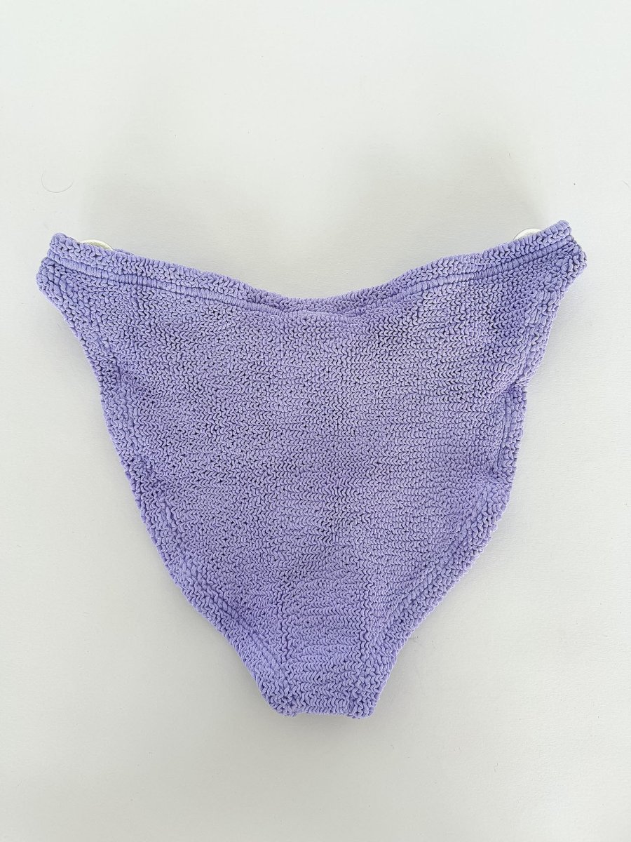 Hunza G Lilic Purple High Leg Bikini Set - Imagen 7