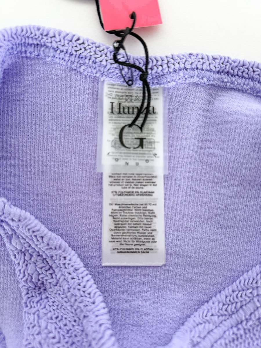 Hunza G Lilic Purple High Leg Bikini Set - Imagen 9