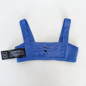 Herve Leger Milou Bikini Top Blue