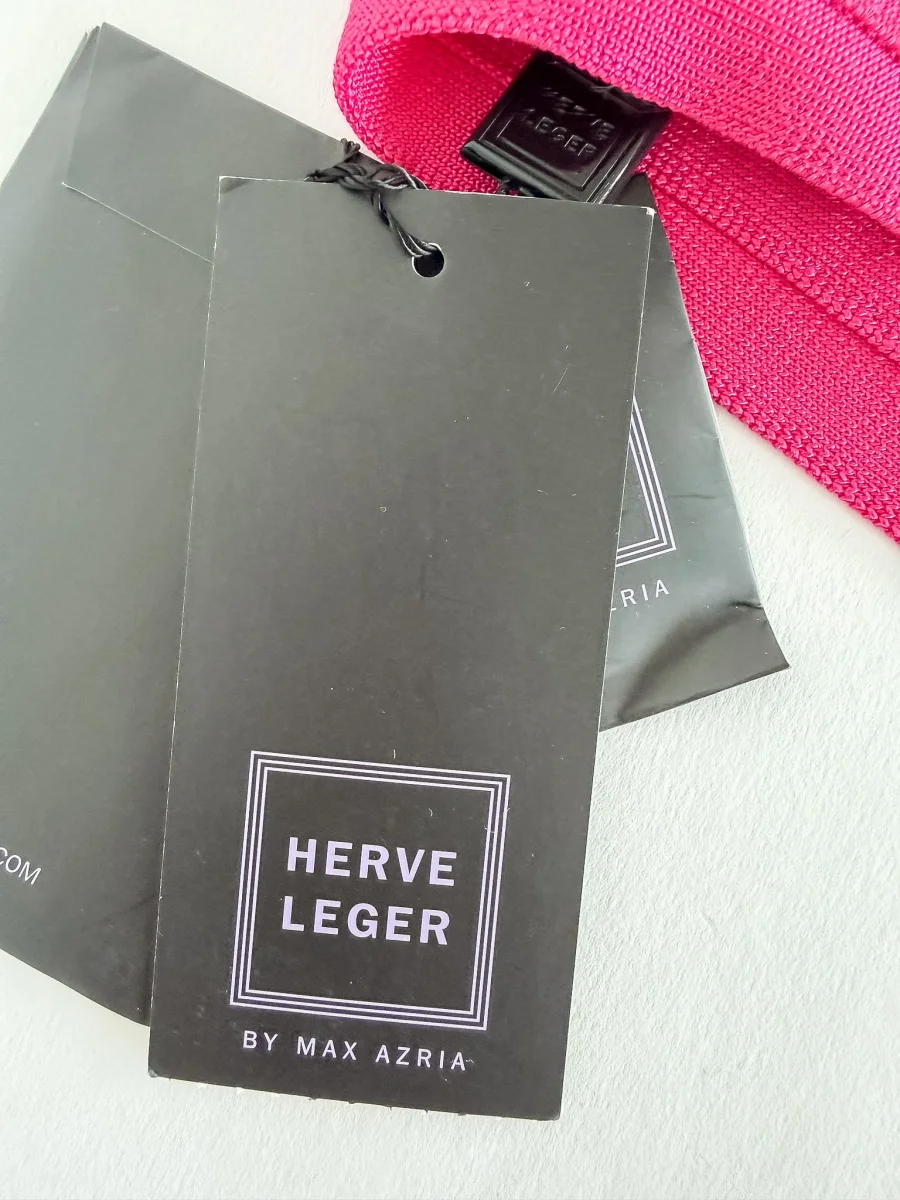 Herve Leger Pink Bandage Bikini Swimsuit - Imagen 8