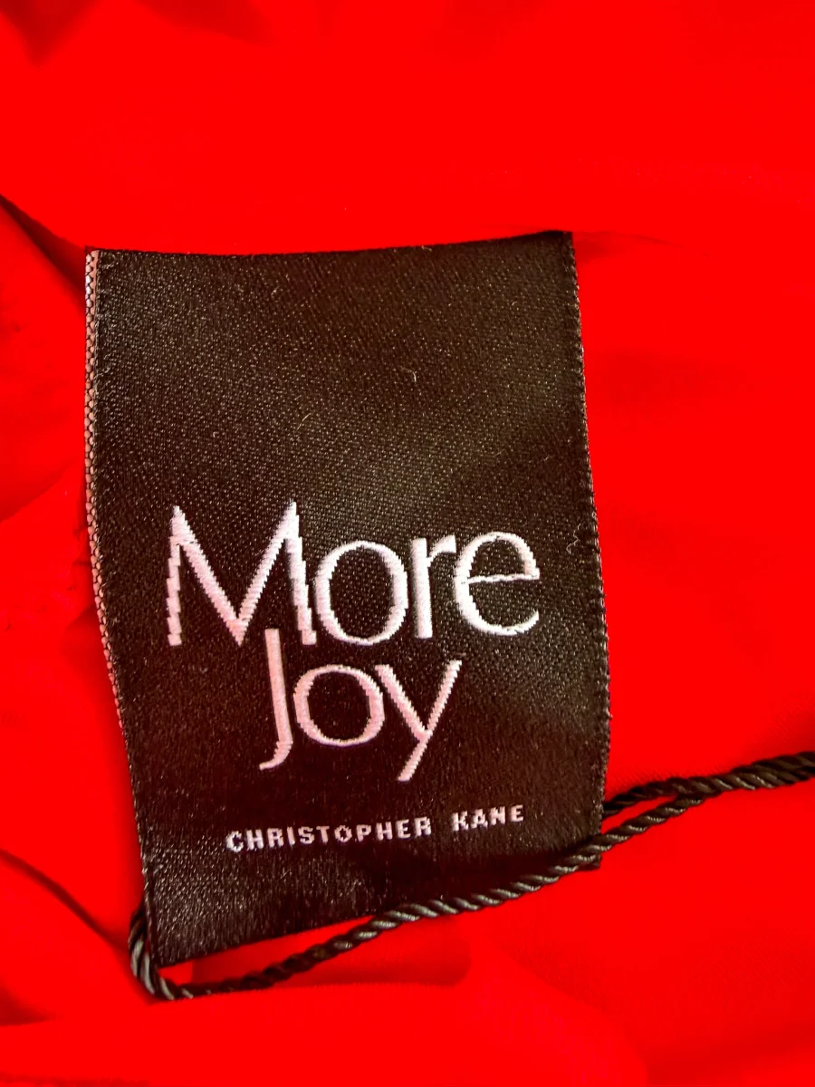 More Joy Christopher Kane Red Special Swimsuit Low Back Cheeky - Imagen 8