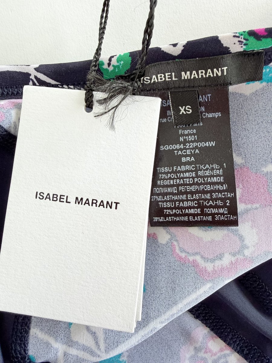 Isabel Marant Full Coverage Tankini Bikini Top - Imagen 6