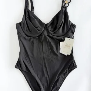 Max Mara Beachwear Black Corinna One-Piece C-cup Swimsuit