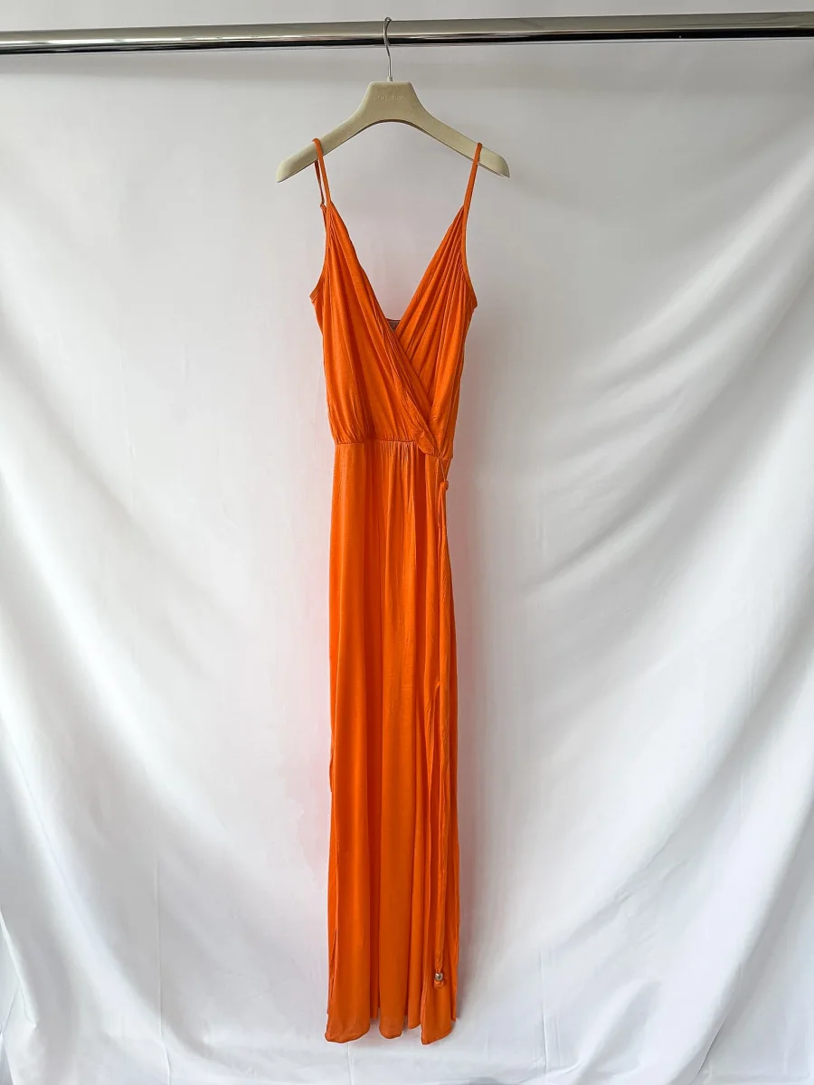 Melissa Odabash Zoe Orange Beach Summer Maxi Dress - Imagen 3
