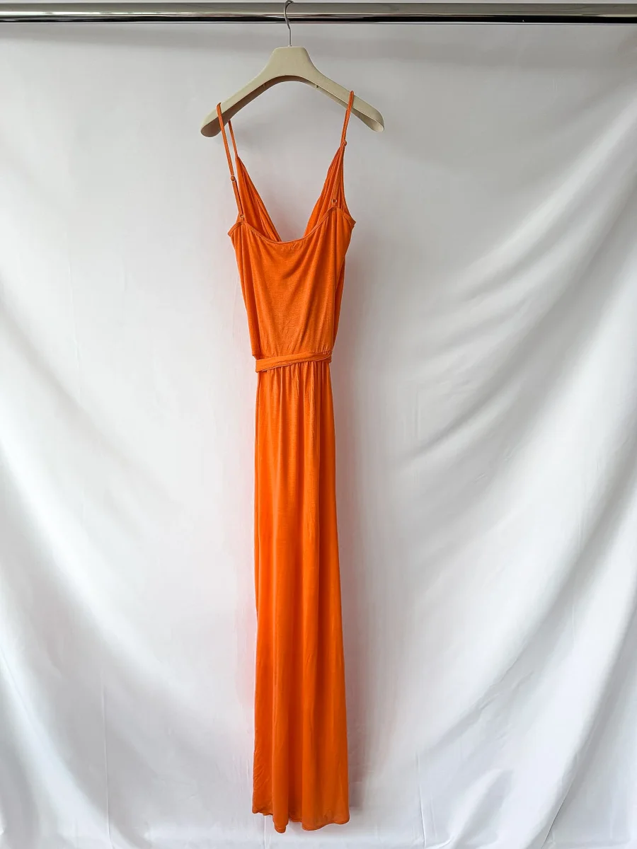 Melissa Odabash Zoe Orange Beach Summer Maxi Dress - Imagen 5