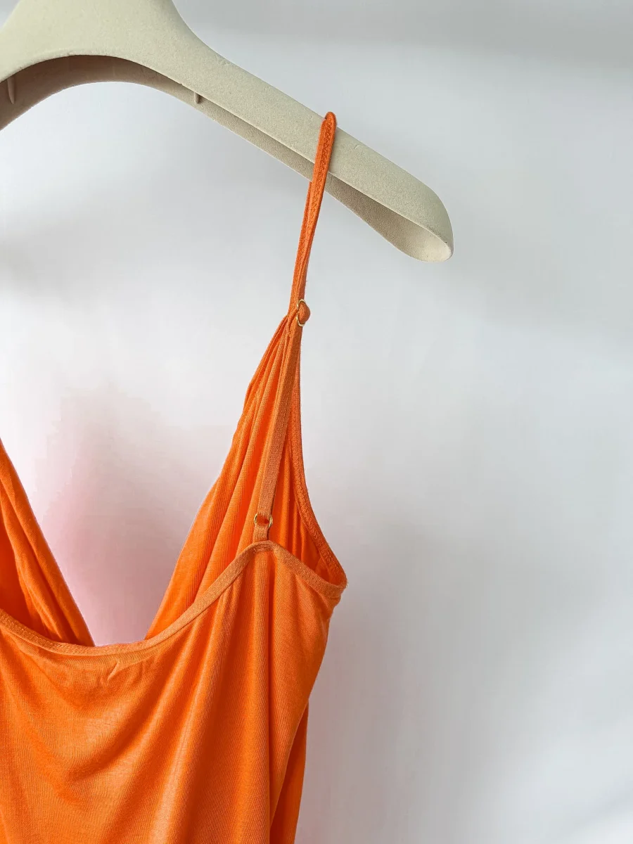 Melissa Odabash Zoe Orange Beach Summer Maxi Dress - Imagen 9