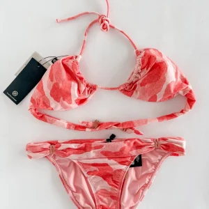 Vix Paula Hermanny Bikini Set Blush Pink Camo