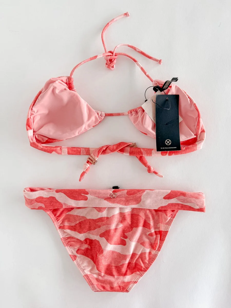 Vix Paula Hermanny Bikini Set Blush Pink Camo - Imagen 7