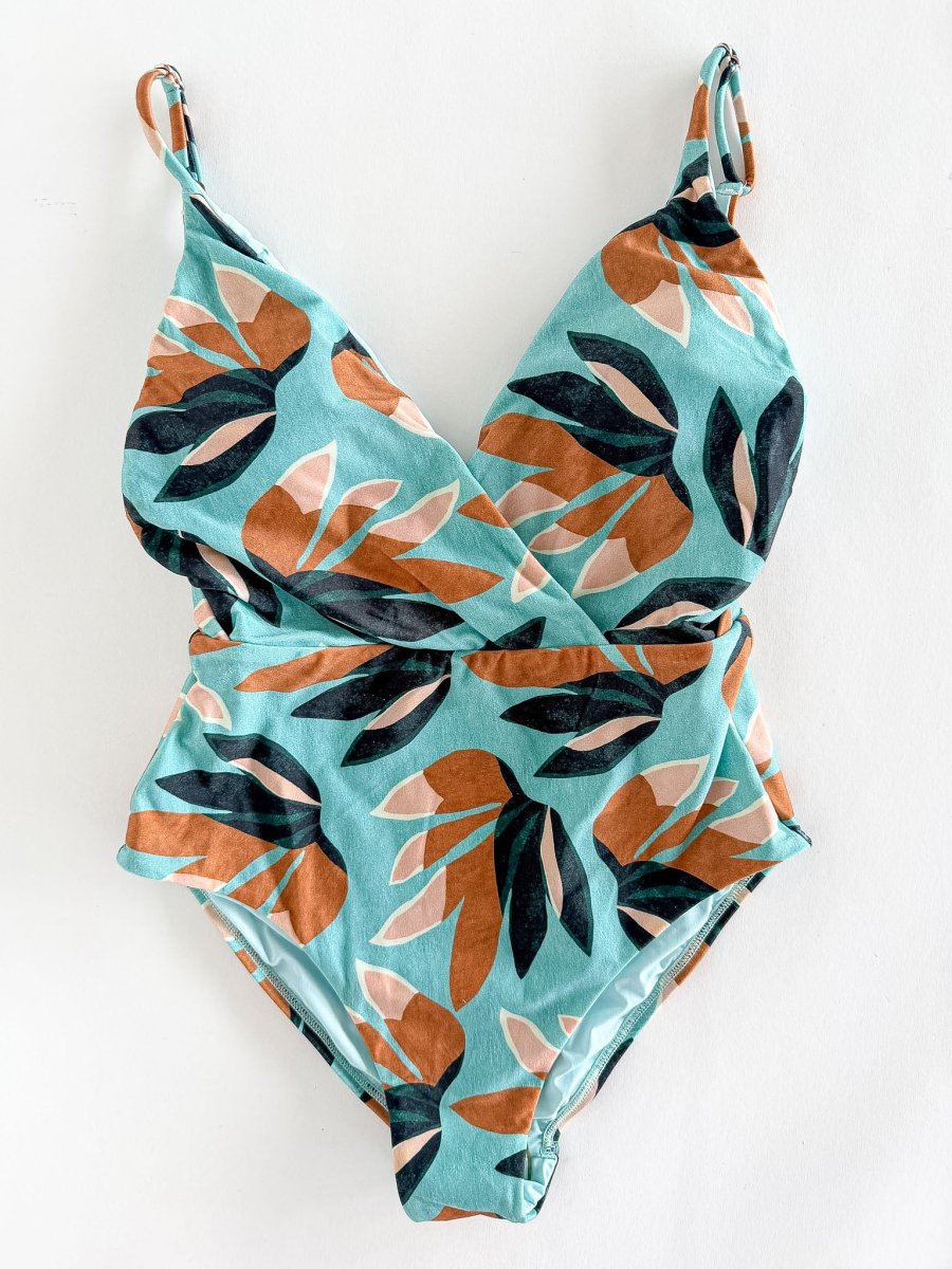 Vix Paula Hermanny Turquoise Floral Swimsuit - Imagen 2