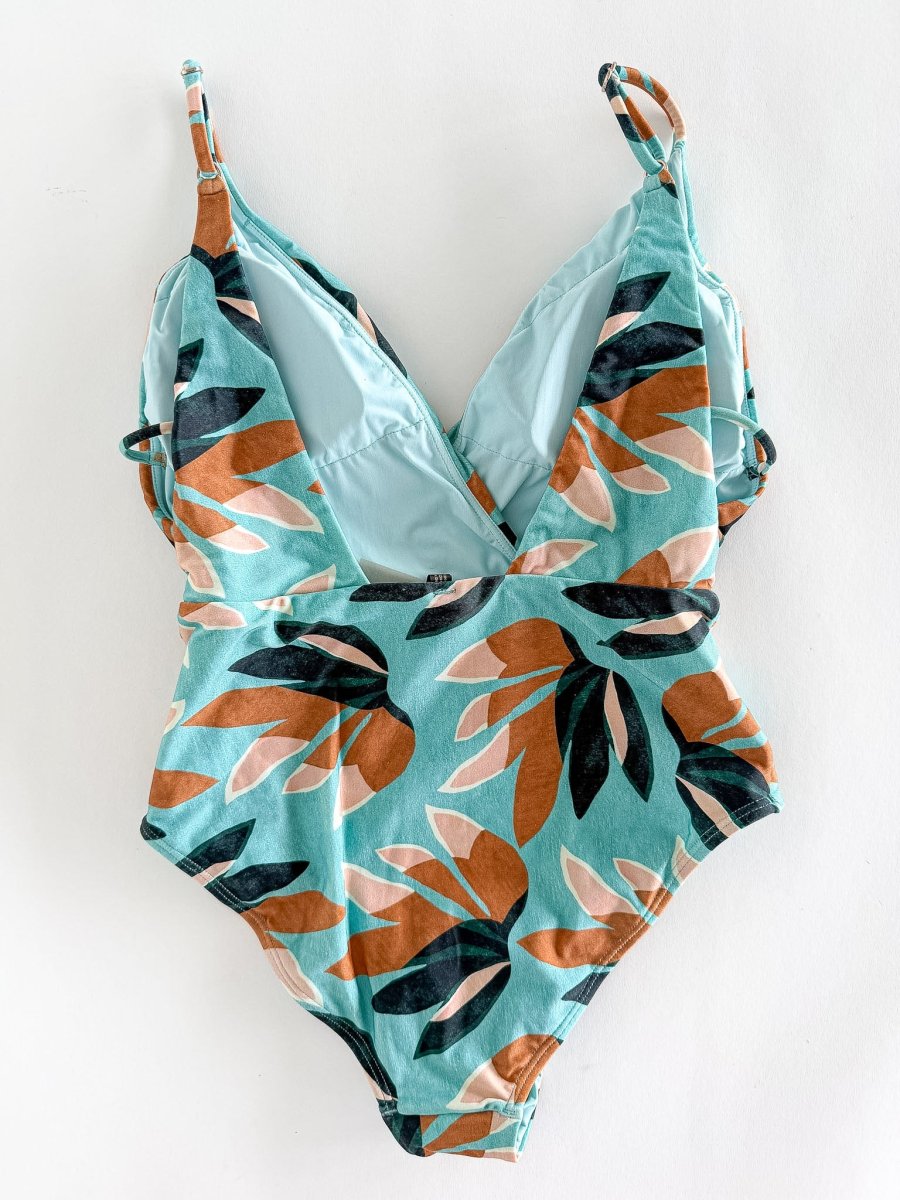 Vix Paula Hermanny Turquoise Floral Swimsuit - Imagen 3