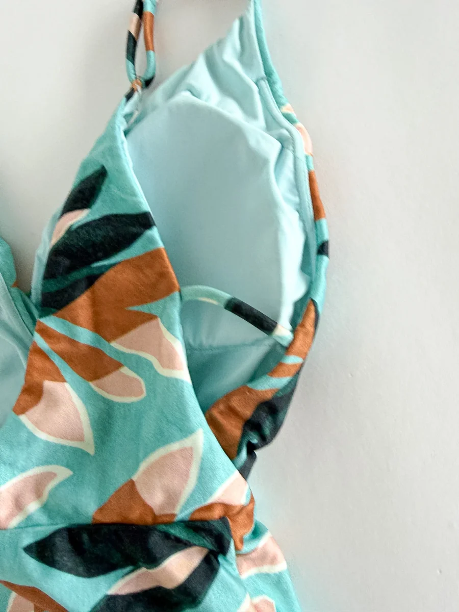 Vix Paula Hermanny Turquoise Floral Swimsuit - Imagen 6