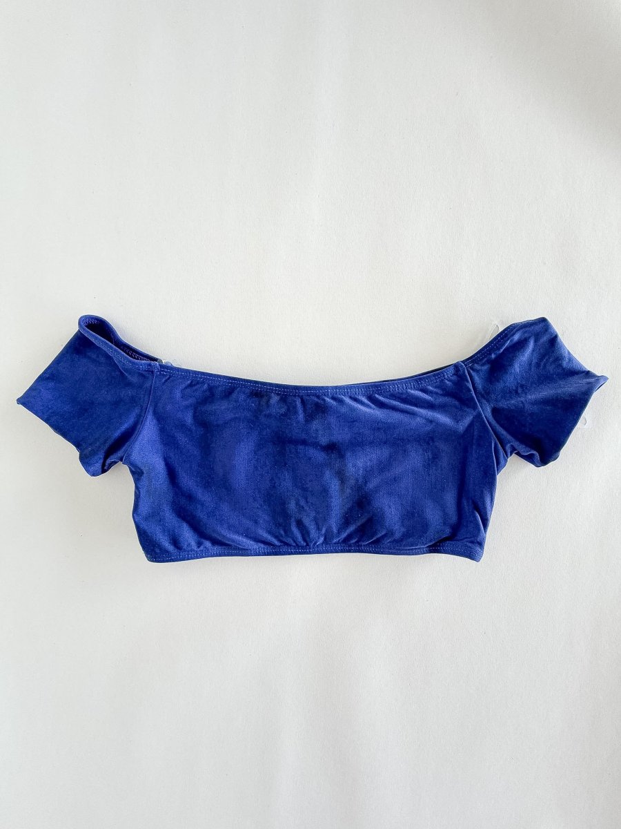 Vix Paula Hermanny Bikini Blue Crop Top Set - Imagen 3