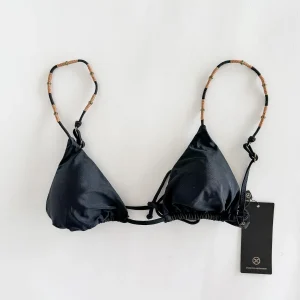 Vix Paula Hermanny Bikini Black Top Rope Detailing