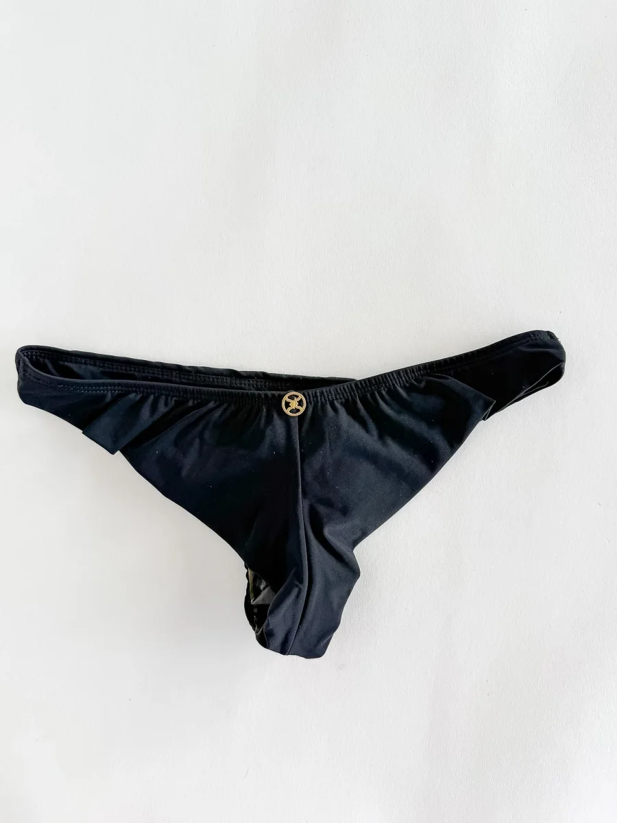Vix Paula Hermanny Black Bikini Cheeky Bottom - Imagen 3