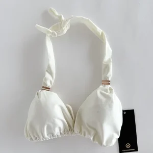 Vix Paula Hermanny Milk White Bikini Top DAMAGED