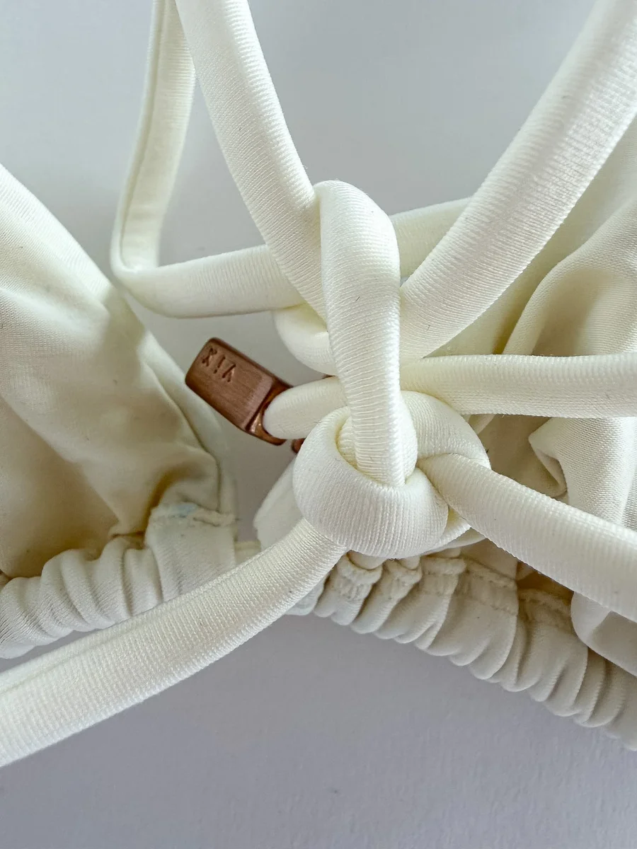 Vix Paula Hermanny Milk White Bikini Top DAMAGED - Imagen 6