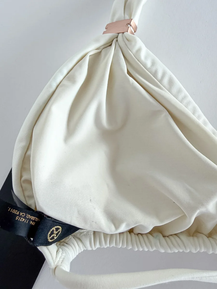 Vix Paula Hermanny Milk White Bikini Top DAMAGED - Imagen 7