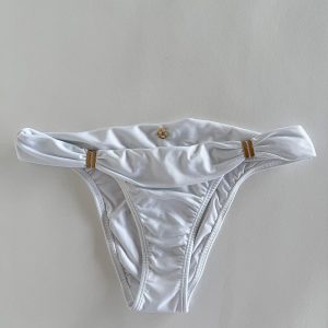 Vix Paula Hermanny Bia Tube Bottom White Bikini Bottom