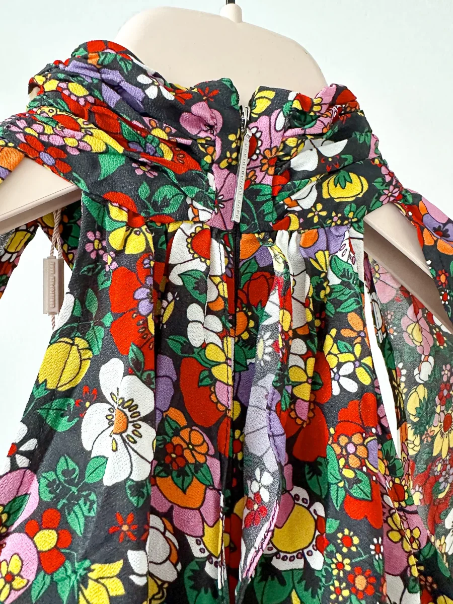 Christopher Kane Psych Floral Cut-Out Midi Dress - Imagen 9