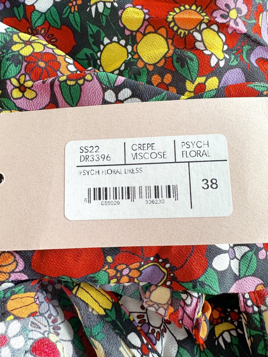 Christopher Kane Psych Floral Cut-Out Midi Dress - Imagen 4