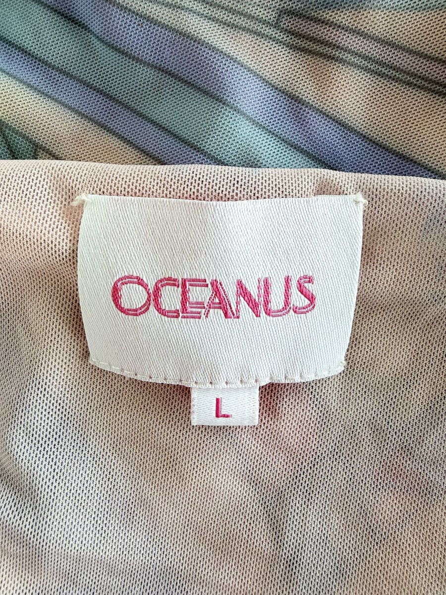 Oceanus Louise Sequin Mesh Halter Neck Mini Dress - Imagen 8