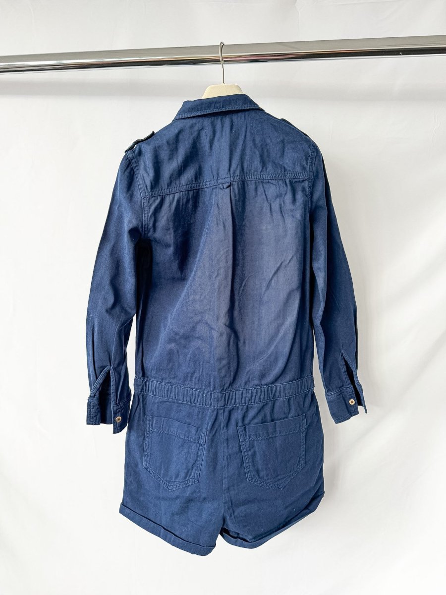Melissa Odabash Honour Navy Blue Western Playsuit - Imagen 4
