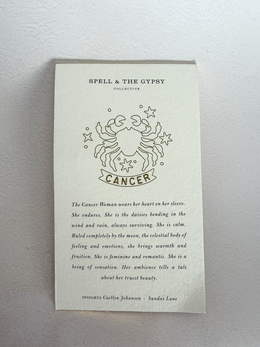 Spell & The Gypsy Cancer Star Sign Star Gazer Zodiac Ring Size 9 - Imagen 5