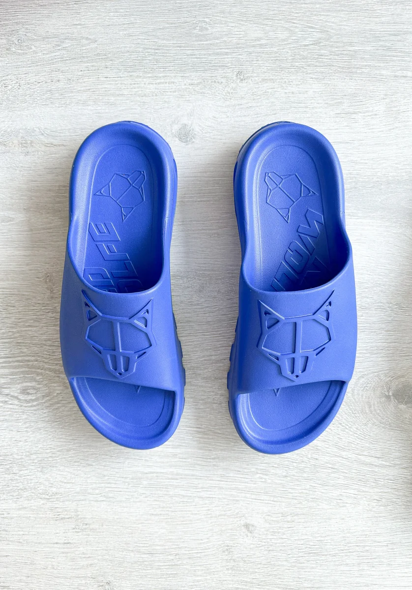 NAKED WOLFE Cobalt Blue Tommy Waterproof Sandals Slide - Imagen 3